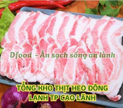 Chuyên bán thịt heo đông lạnh giá sỉ tại Cao Lãnh