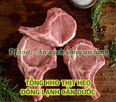 Cửa hàng chuyên bán thịt heo đông lạnh giá sỉ tại Cần Đước