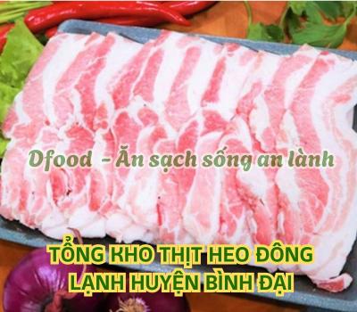 Cửa hàng chuyên bán thịt heo đông lạnh giá sỉ tại Huyện Bình Đại