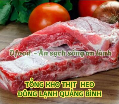 Cửa hàng chuyên bán thịt heo đông lạnh giá sỉ tại Quảng Bình