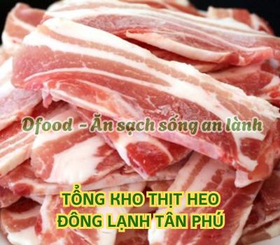 Cửa hàng chuyên bán thịt heo đông lạnh giá sỉ tại Tân Phú