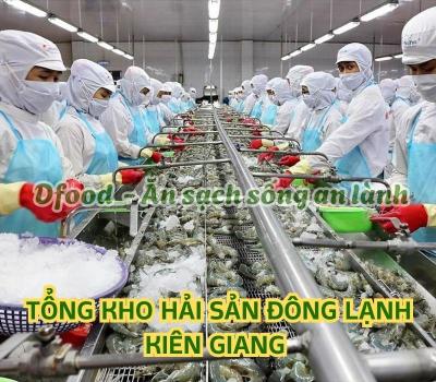 Cửa hàng hải sản đông lạnh giá sỉ tại Kiên Giang