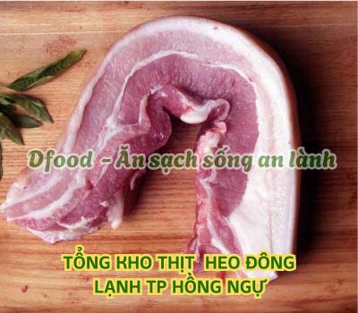 Cung cấp sỉ thịt heo đông lạnh giá tốt tại Hồng Ngự