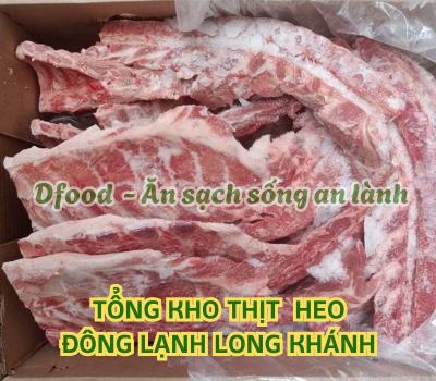 Địa chỉ cung cấp thịt heo đông lạnh giá tốt tại Long Khánh
