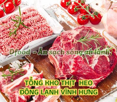 Địa chỉ cung cấp thịt heo đông lạnh giá tốt tại Vĩnh Hưng