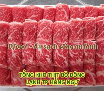 Nguồn cung cấp thịt bò đông lạnh số lượng lớn giá sỉ tại Hồng Ngự