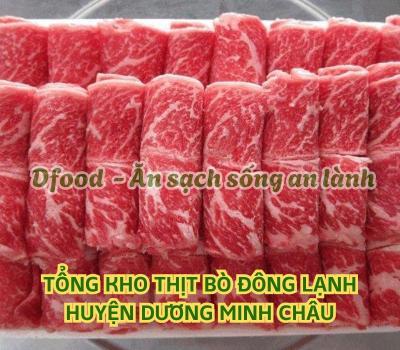 Nguồn cung cấp thịt bò nhập khẩu số lượng lớn tại Huyện Dương Minh Châu