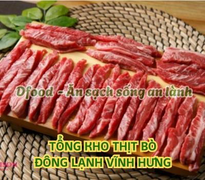 Nguồn cung cấp thịt bò nhập khẩu số lượng lớn tại Vĩnh Hưng
