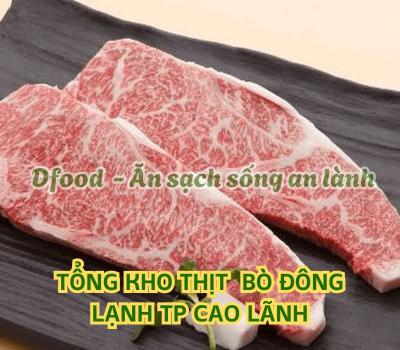 Nhà cung cấp thịt bò đông lạnh giá tốt cho nhà hàng tại Cao Lãnh